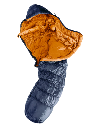 Dámsky spací vak Deuter Exosphere -6 SL (175 cm) - ink/maple