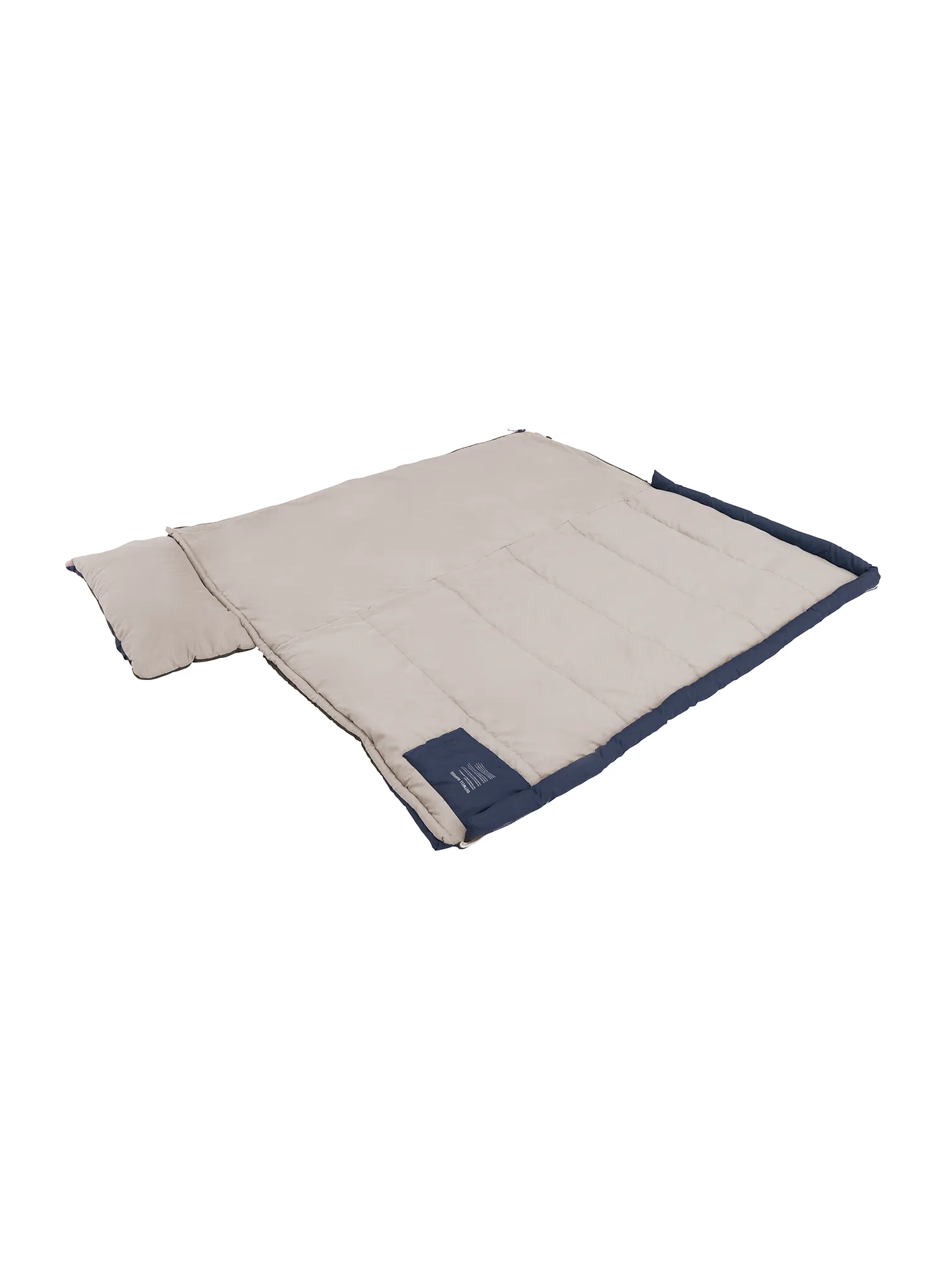 Spací vak pre dieťa Outwell Contour Junior (140 cm) - grey/deep blue