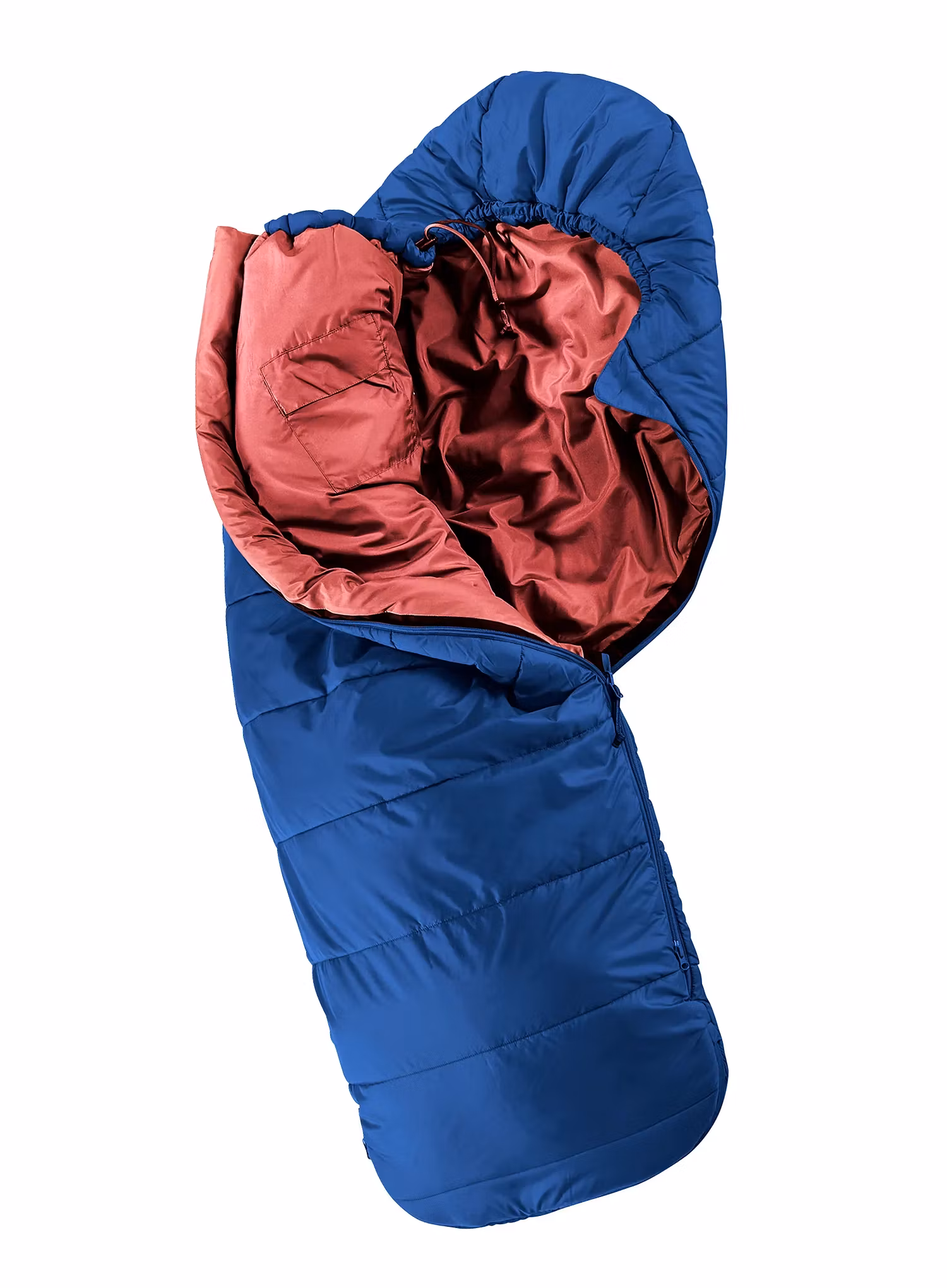 Detský spací vak Deuter Starlight (130-170 cm) - nightblue/redwood