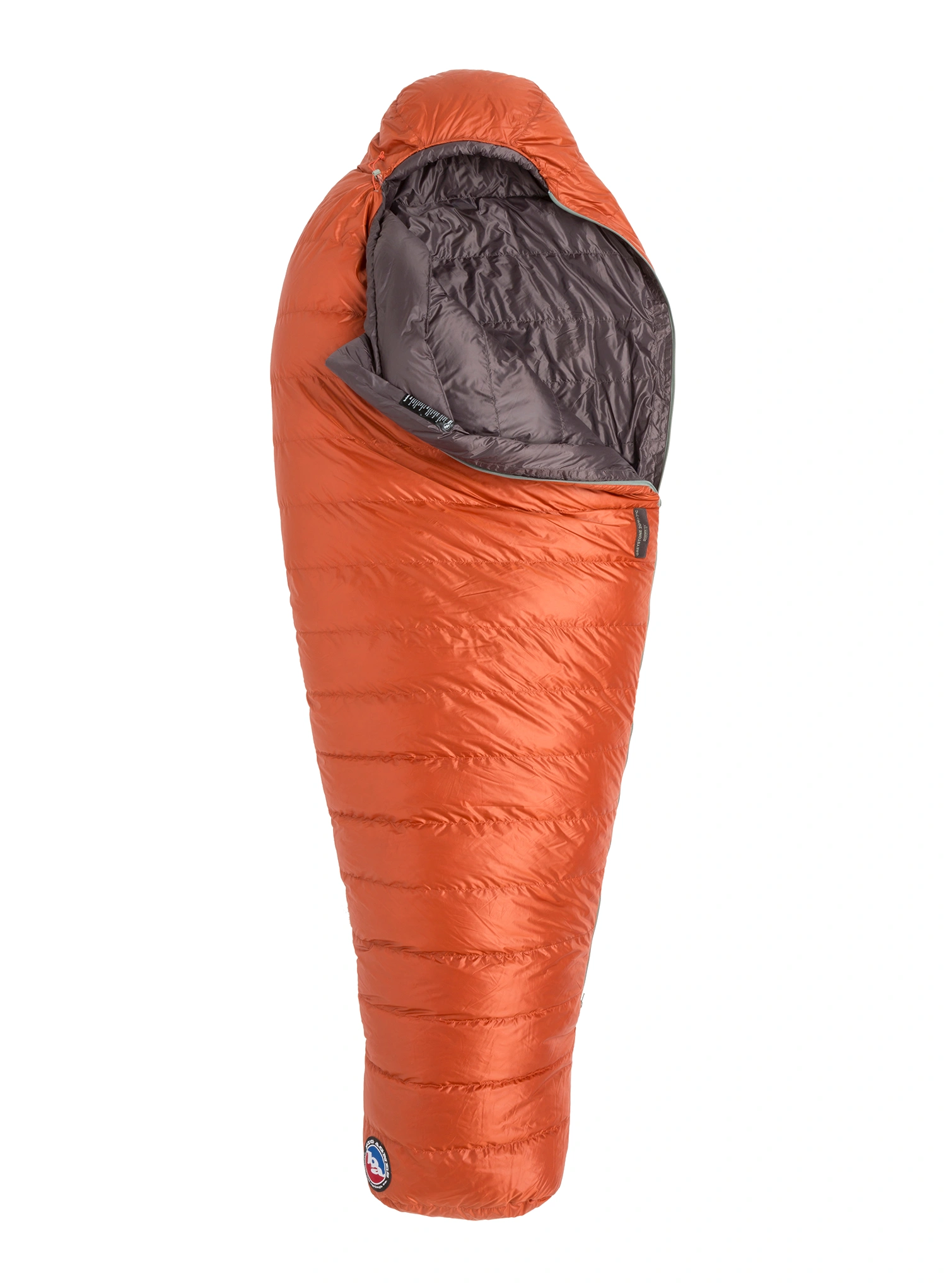 Páperový spacák Big Agnes Greystone 30 Long (198 cm) - rooibos
