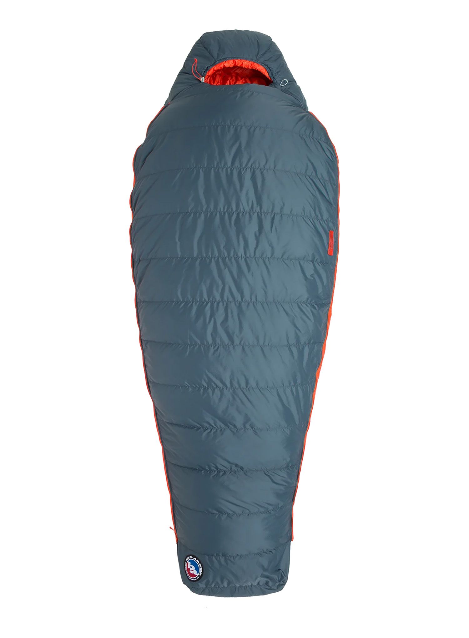 Páperový spacák Big Agnes Torchlight 20 (198 cm) Long Left - slate/orange