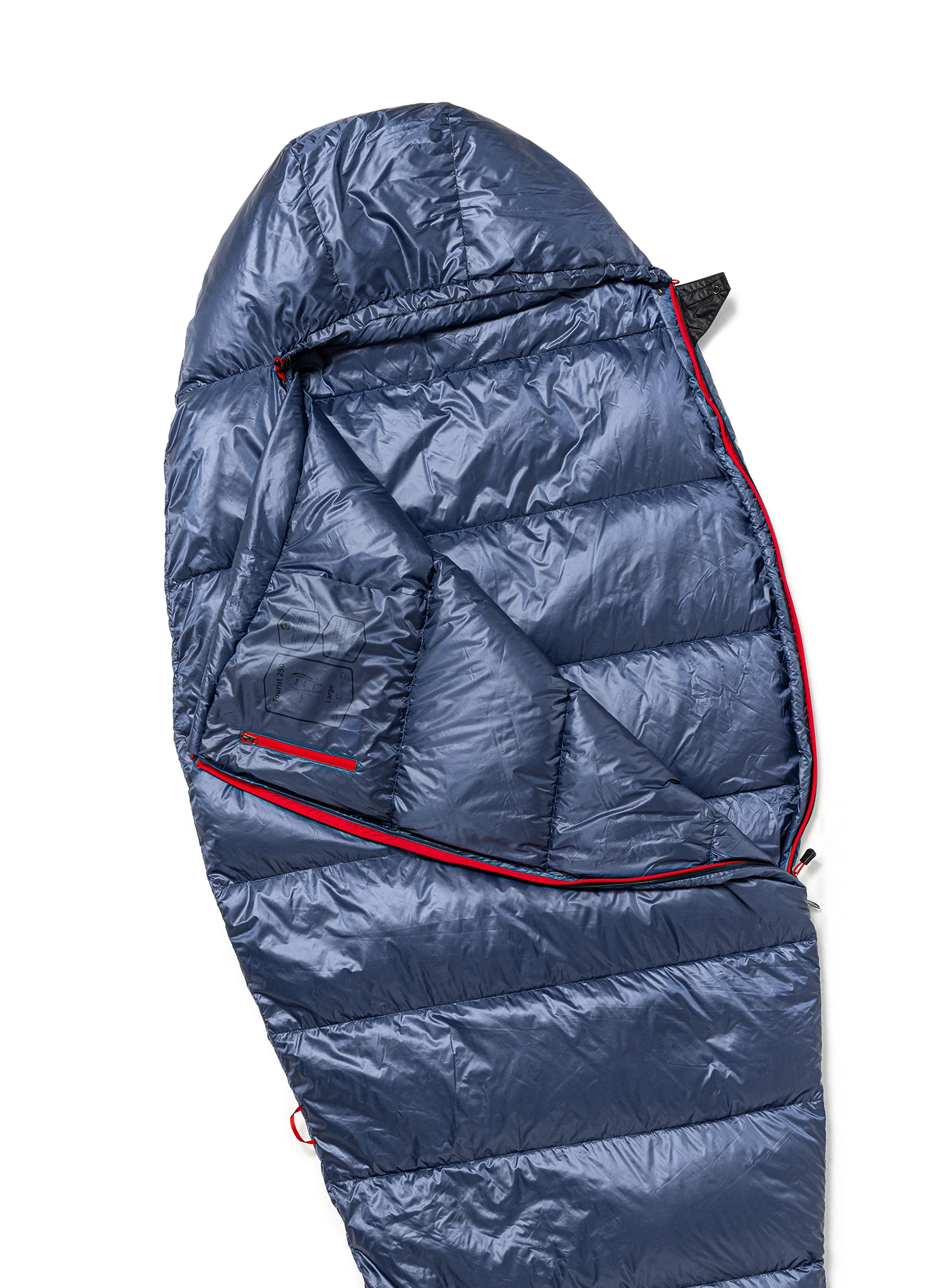 Páperový spacák Małachowski Tourist 250 L LZ (177- 188 cm) - navy