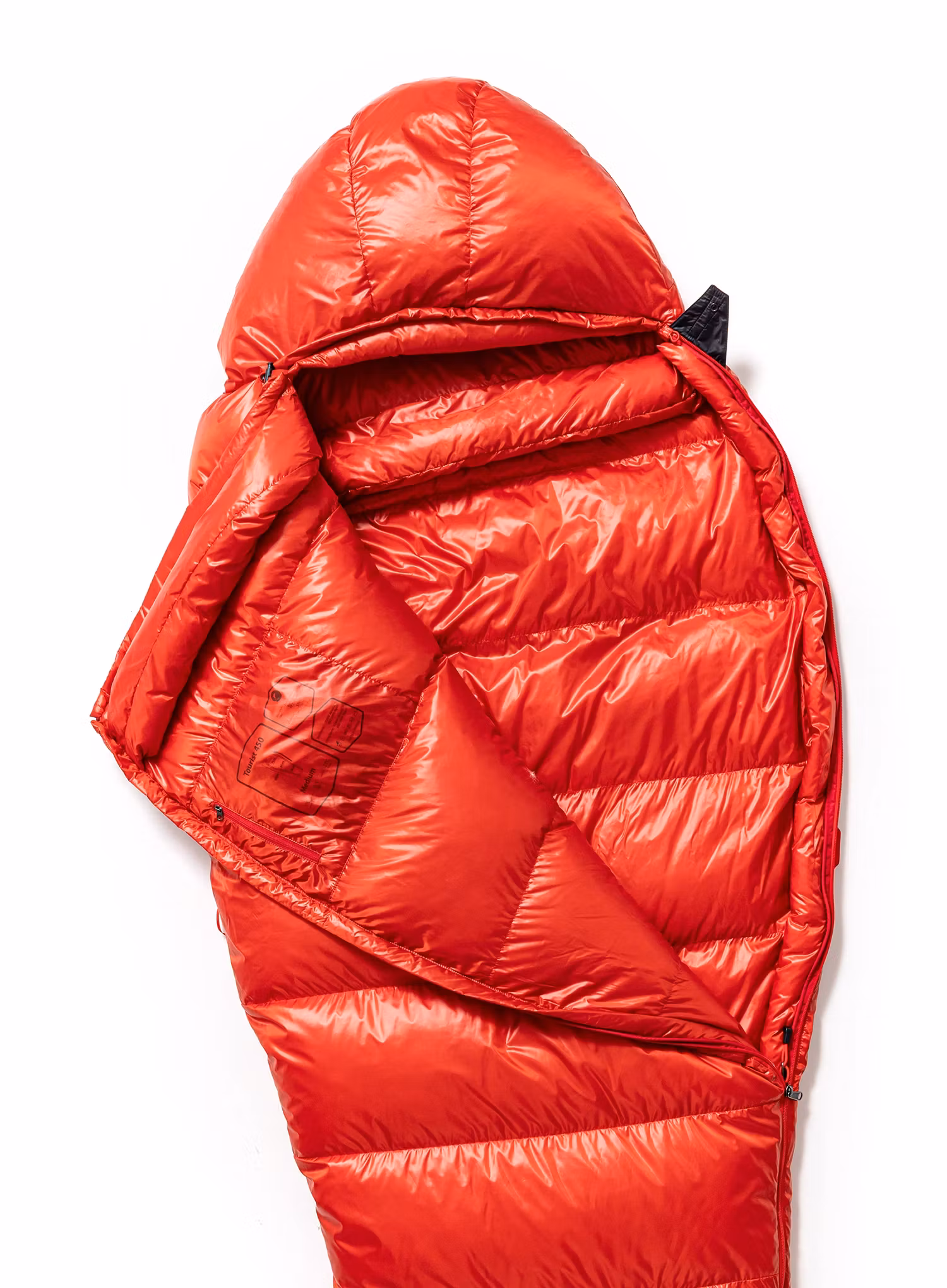 Páperový spacák Małachowski Tourist 250 L LZ (177- 188 cm) - red