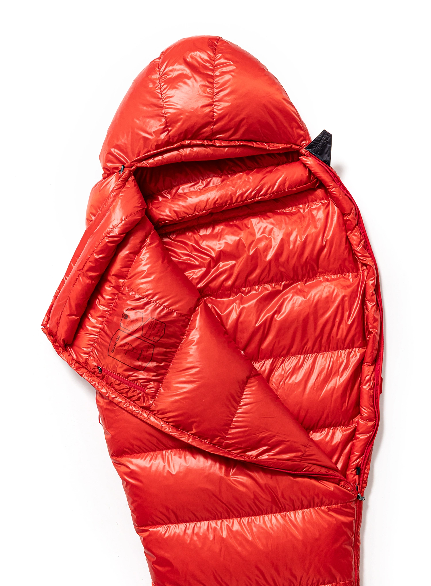 Páperový spacák Małachowski Tourist 250 XL LZ (189-200 cm) - red