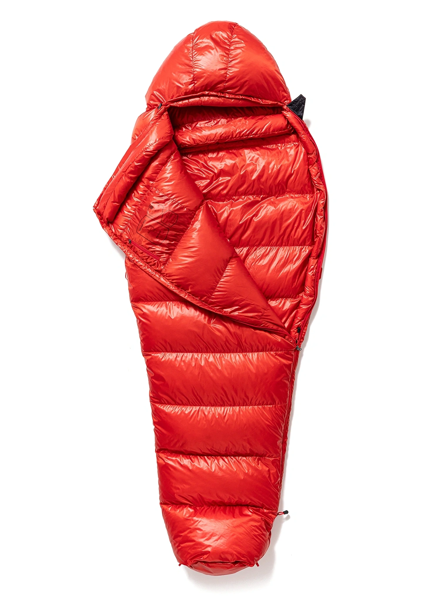 Páperový spacák Małachowski Tourist 450 XL LZ (189-200 cm) - red