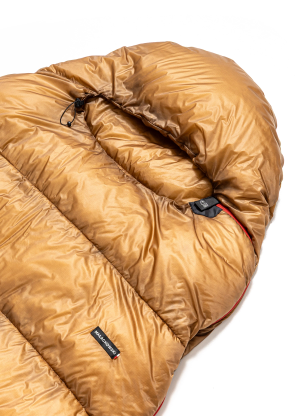 Páperový spacák Małachowski Ultralight 200 XL (200 cm) - brass