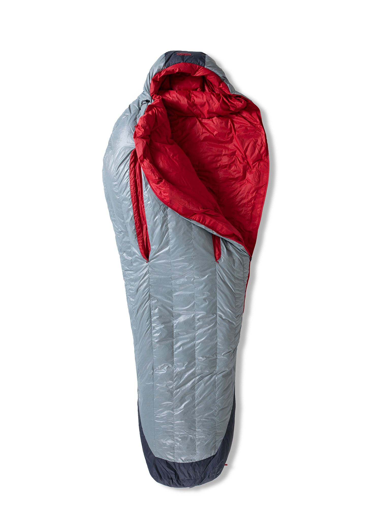 Páperový spacák Nemo Kayu 15 (183 cm) - titanium/stoke