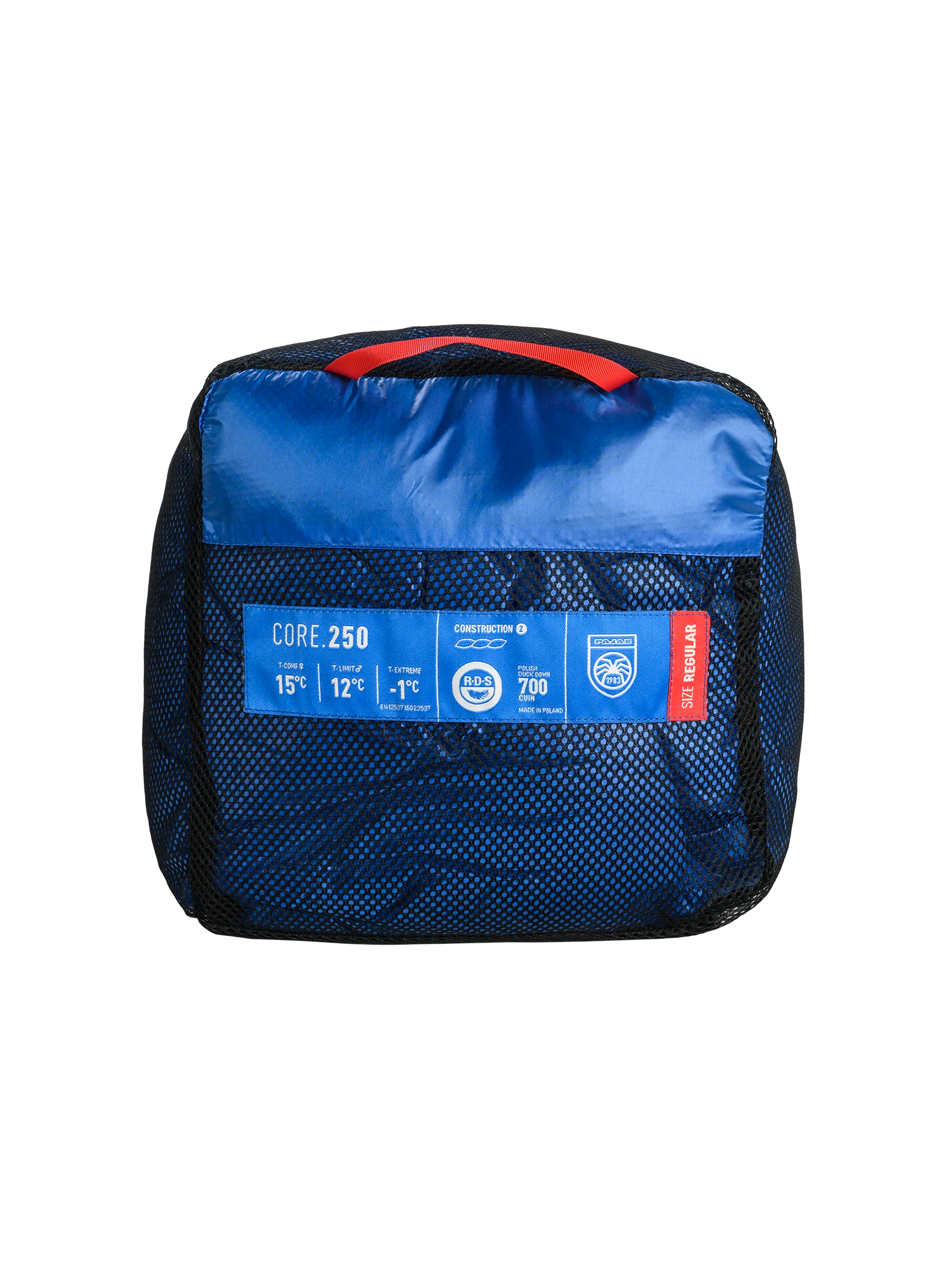 Páperový spacák Pajak Core 250 Sleeping Bag Duck (205 cm) - blue