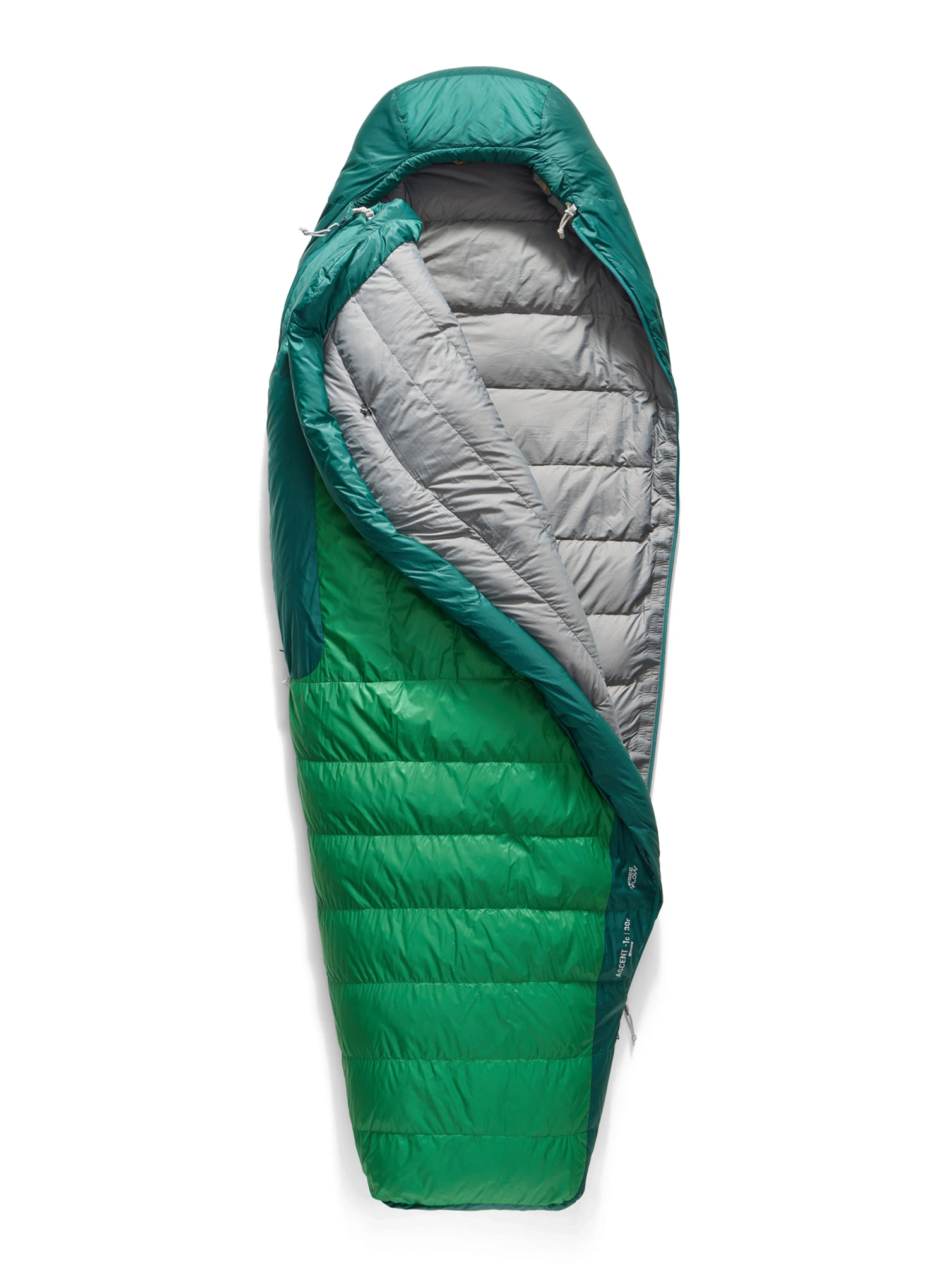 Páperový spacák Sea to Summit Ascent R -1C/30F (185 cm) - rain forest