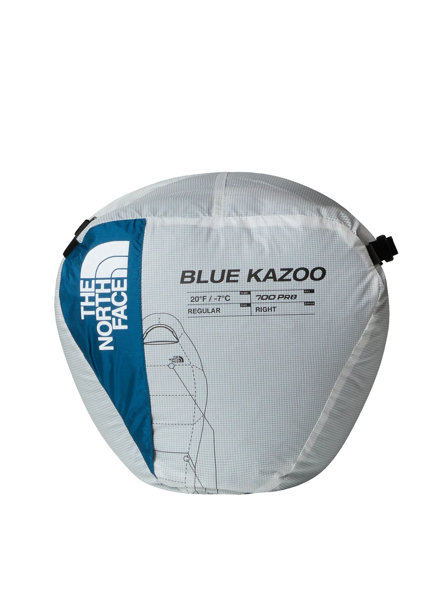 Páperový spacák The North Face Blue Kazoo (168 cm) - banff blue/banff blue