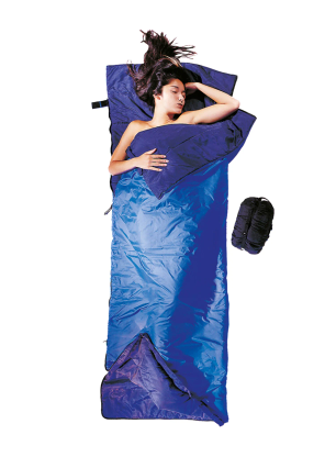 Spacák Cocoon Tropic Traveler - Silk Long (200 cm) - royal blue/tuareg