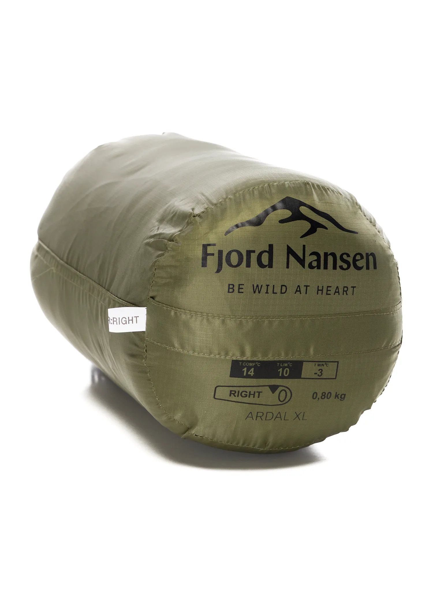 Spacák Fjord Nansen Ardal XL SBS (200 cm) - olive drab