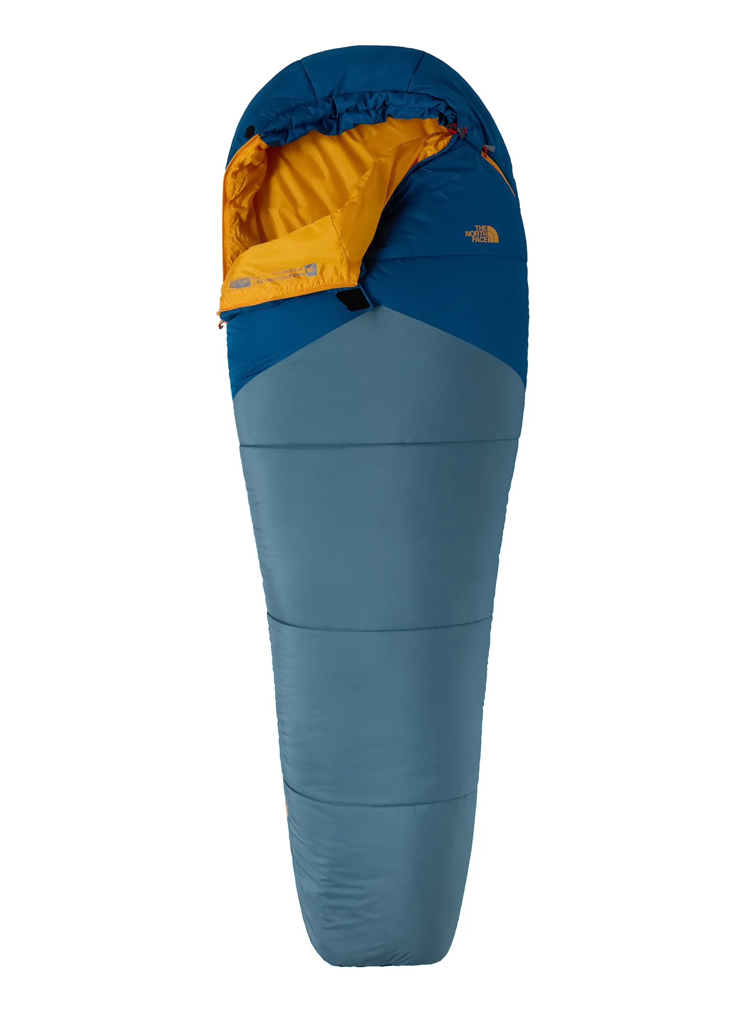 Spacák The North Face Wasatch Pro 20 Long (198 cm) - banff blue/goblin blue