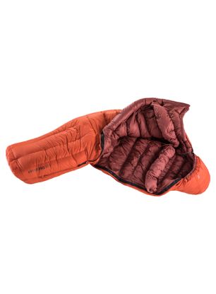 Páperový spací vak dámsky Deuter Astro Pro 600 SL (175 cm) - paprika/redwood