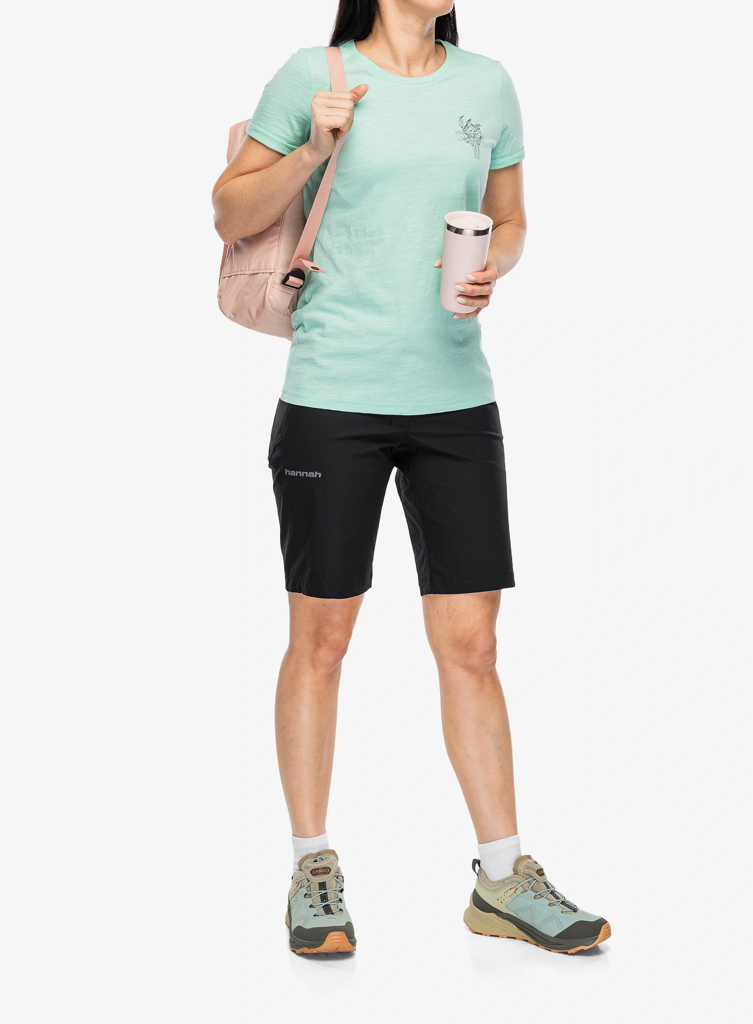 Kraťasy dámske Hannah Atta Shorts - anthracite