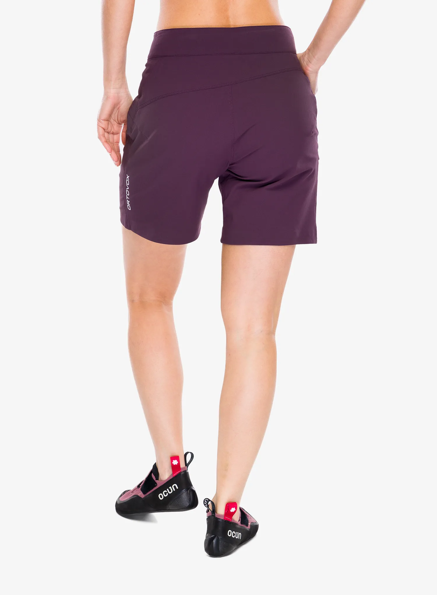 Kraťasy dámske Ortovox Brenta Shorts - dark wild berry