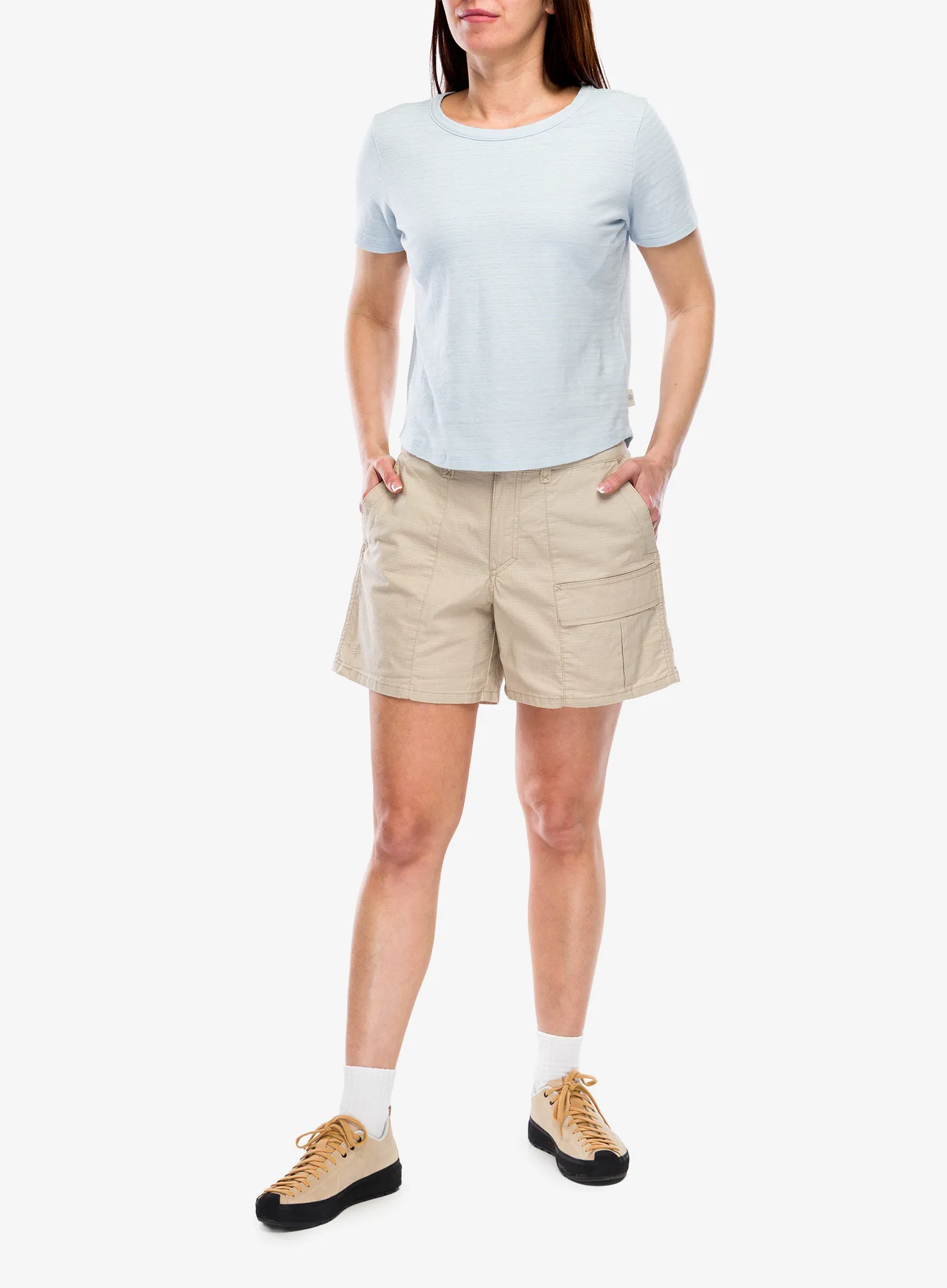 Kraťasy dámske Royal Robbins Crux Short - oyster