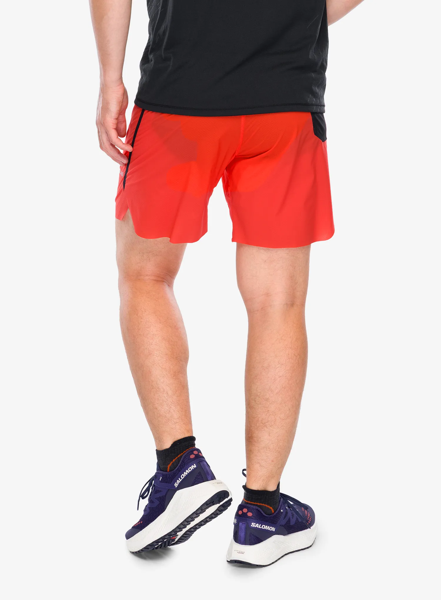 Pánské běžecké šortky 2v1 Salomon S/Lab Speed Spl 7 Shorts - fiery red