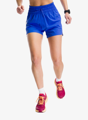 Bežecké kraťasy dámske Odlo Zeroweight 4 Inch Short - dazzling blue