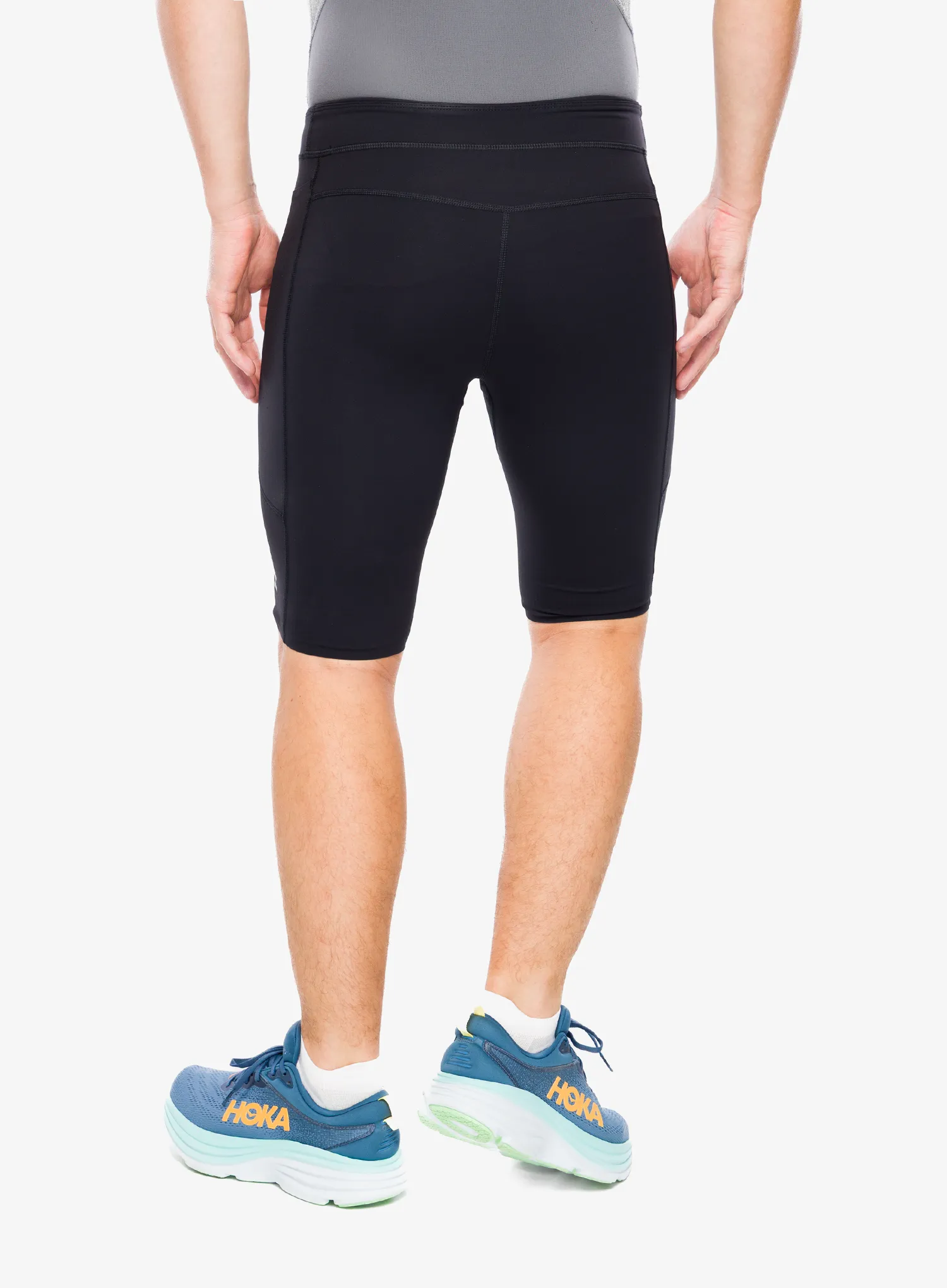 Bežecké kraťasy Hoka SkyBreeze Half Tight - black