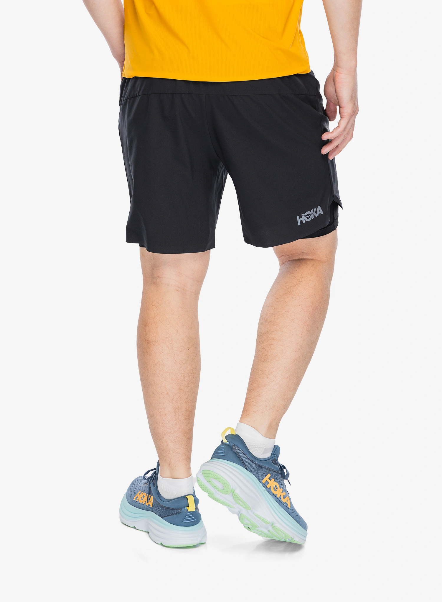 Bežecké kraťasy Hoka Skyglide Short - black