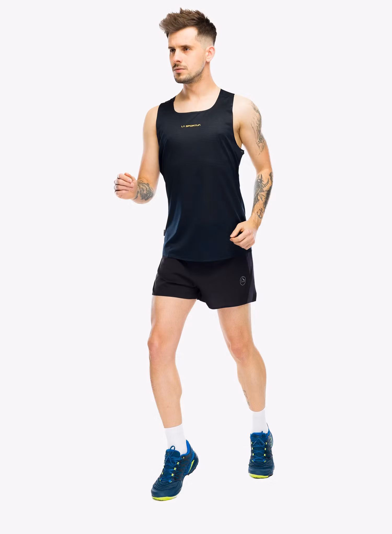Bežecké kraťasy La Sportiva Flow 3in Short - black/chalk