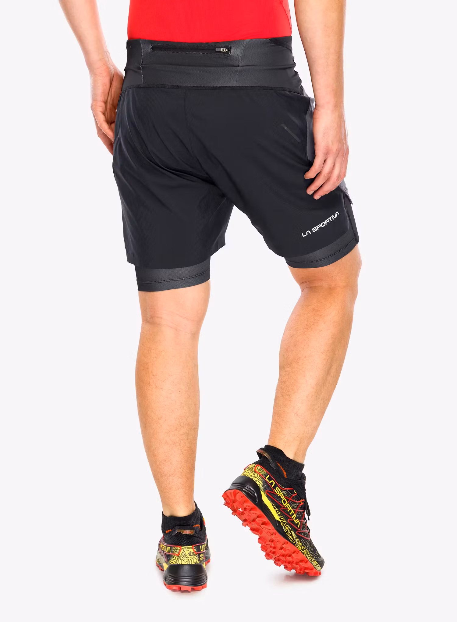 Bežecké kraťasy La Sportiva Ultra Distance Shorts - onyx/chalk