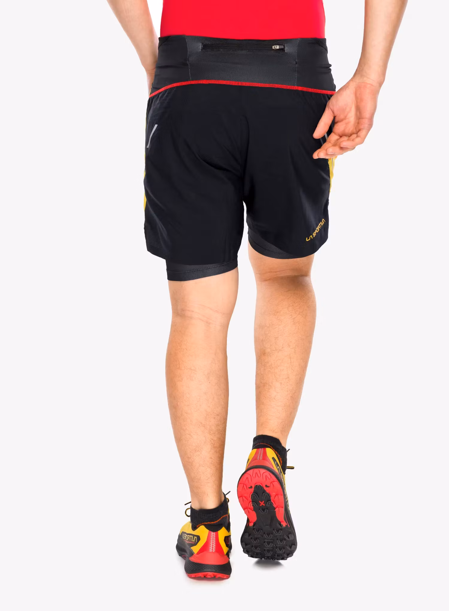 Bežecké kraťasy La Sportiva Ultra Distance Shorts - yellow/black
