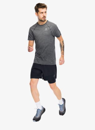 Bežecké kraťasy Odlo X-Alp Trail 6 Inch 2-In-1 Short - black