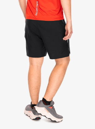 Bežecké kraťasy Salomon Shakeout Core 2in1 Shorts 7 - deep black