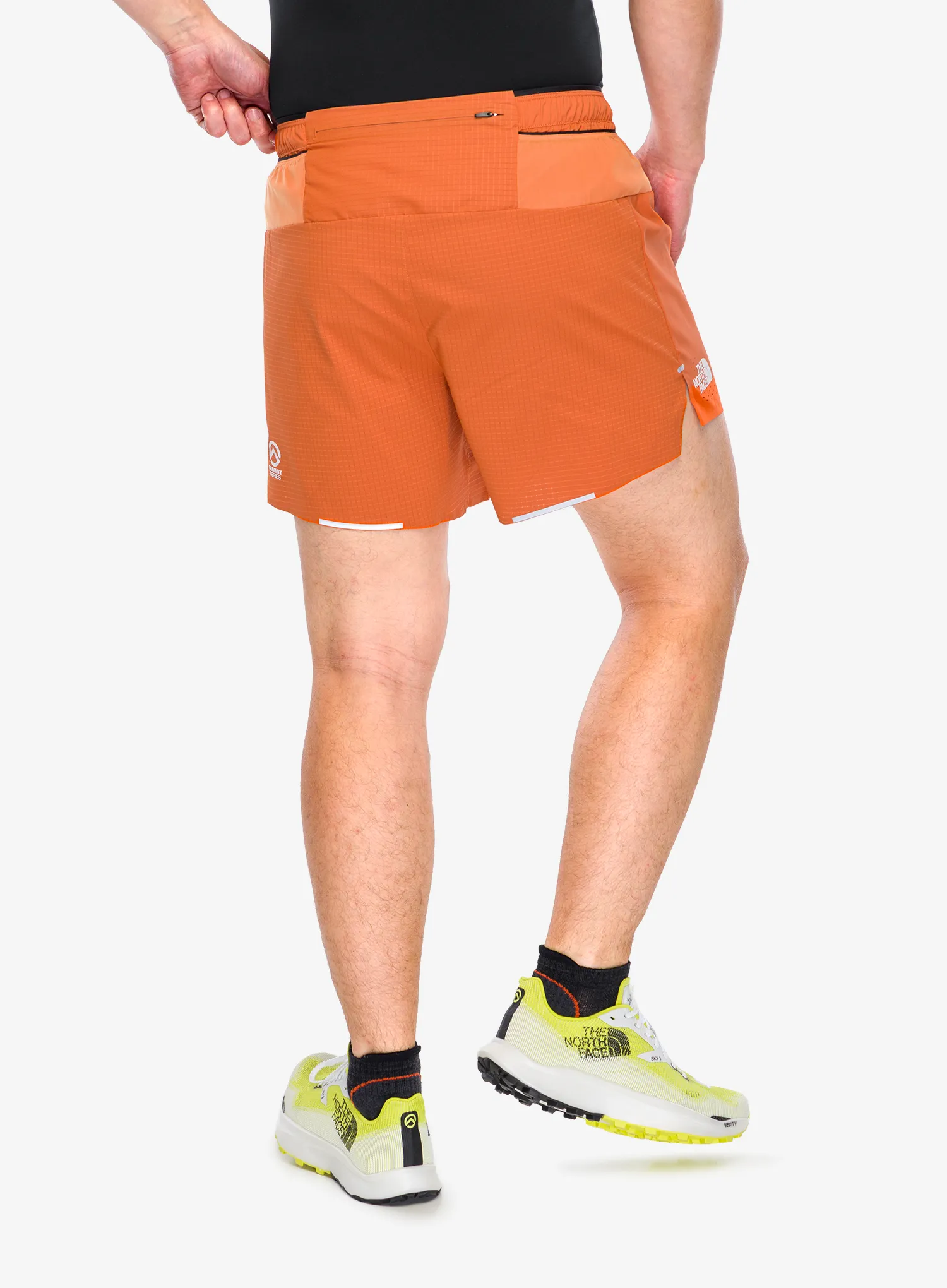 Bežecké kraťasy The North Face Summit Pacesetter 5in Short - iron bronze/digital orange