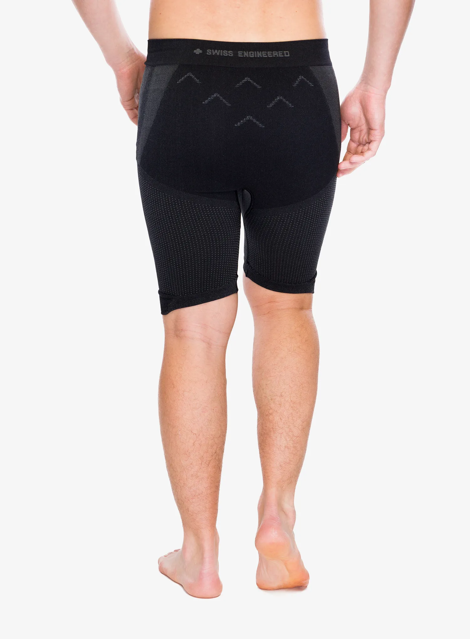 Bežecké kraťasy X-bionic Xceed Run Short Tights - x black/rhino grey