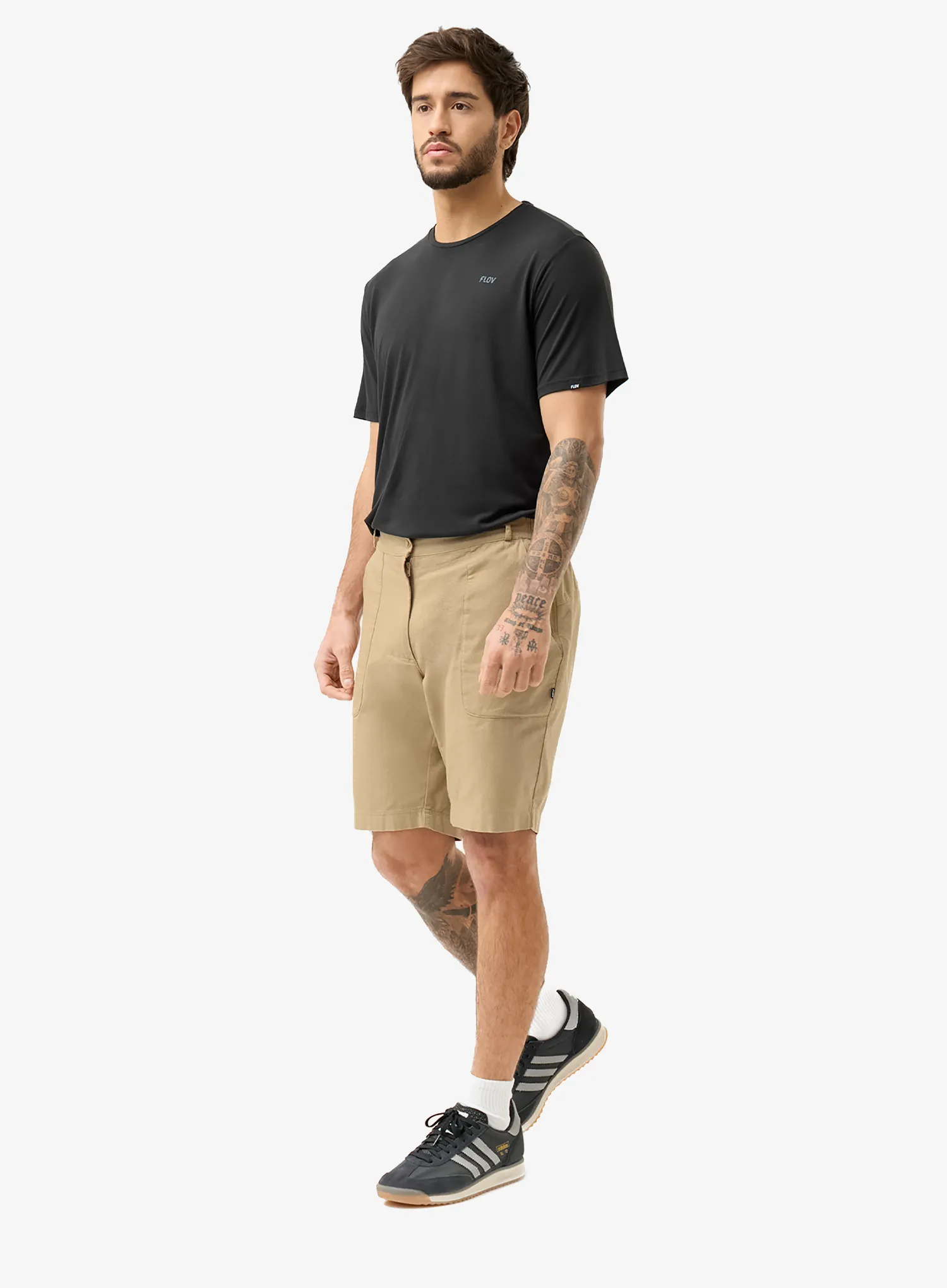Kraťasy pánske Flov Banao Shorts - l. brown
