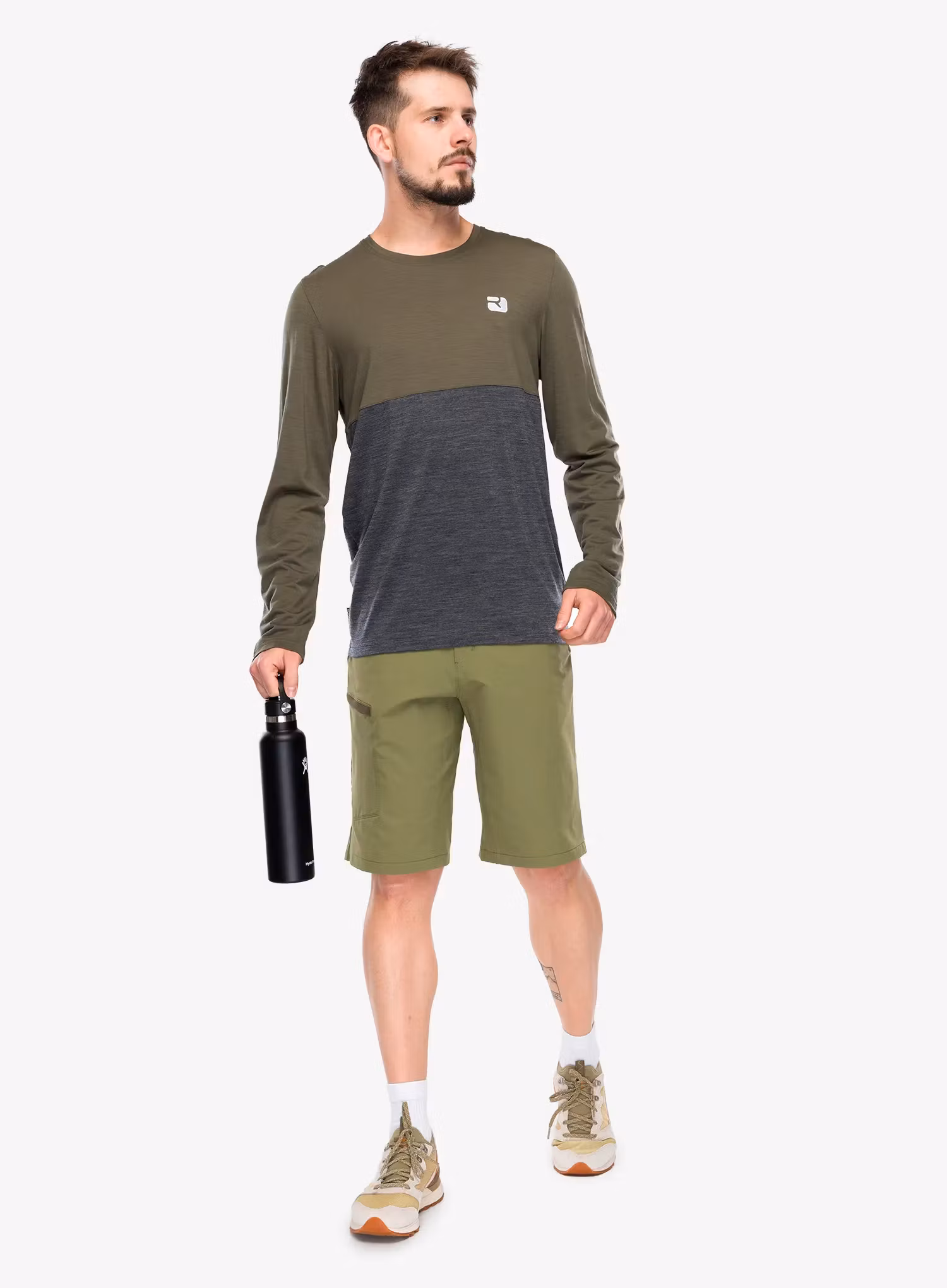Kraťasy pánske Ortovox Pelmo Shorts - wild herbs