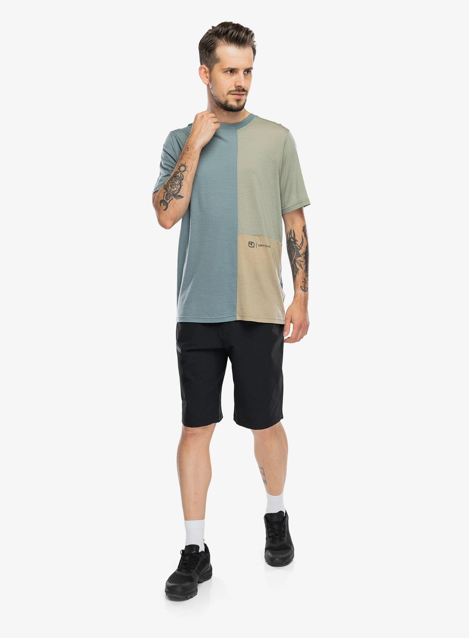 Kraťasy Ortovox Pelmo Shorts - black raven