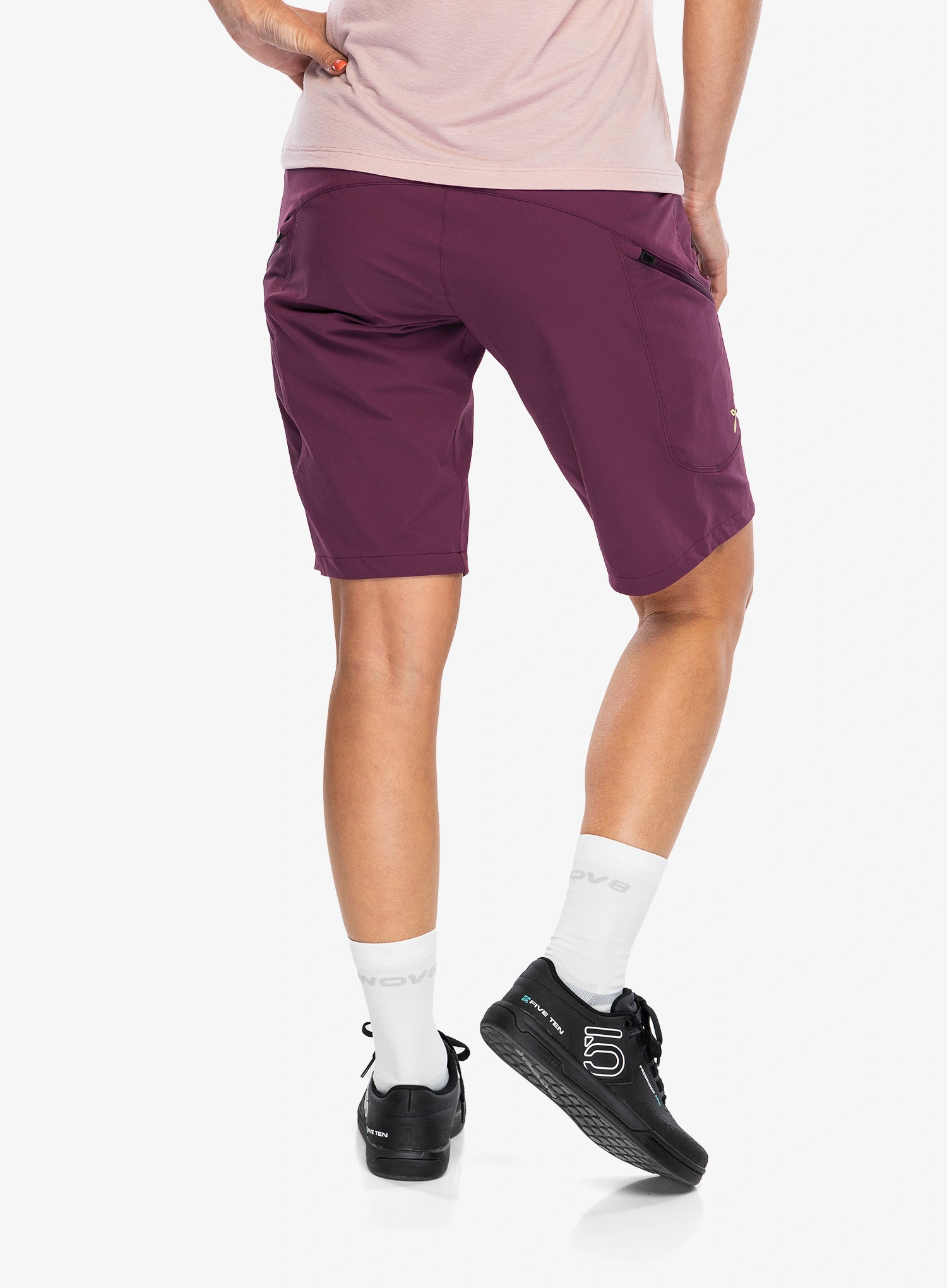 Dámske cyklistické nohavice krátke Montura Rando Cycling Shorts - wine red