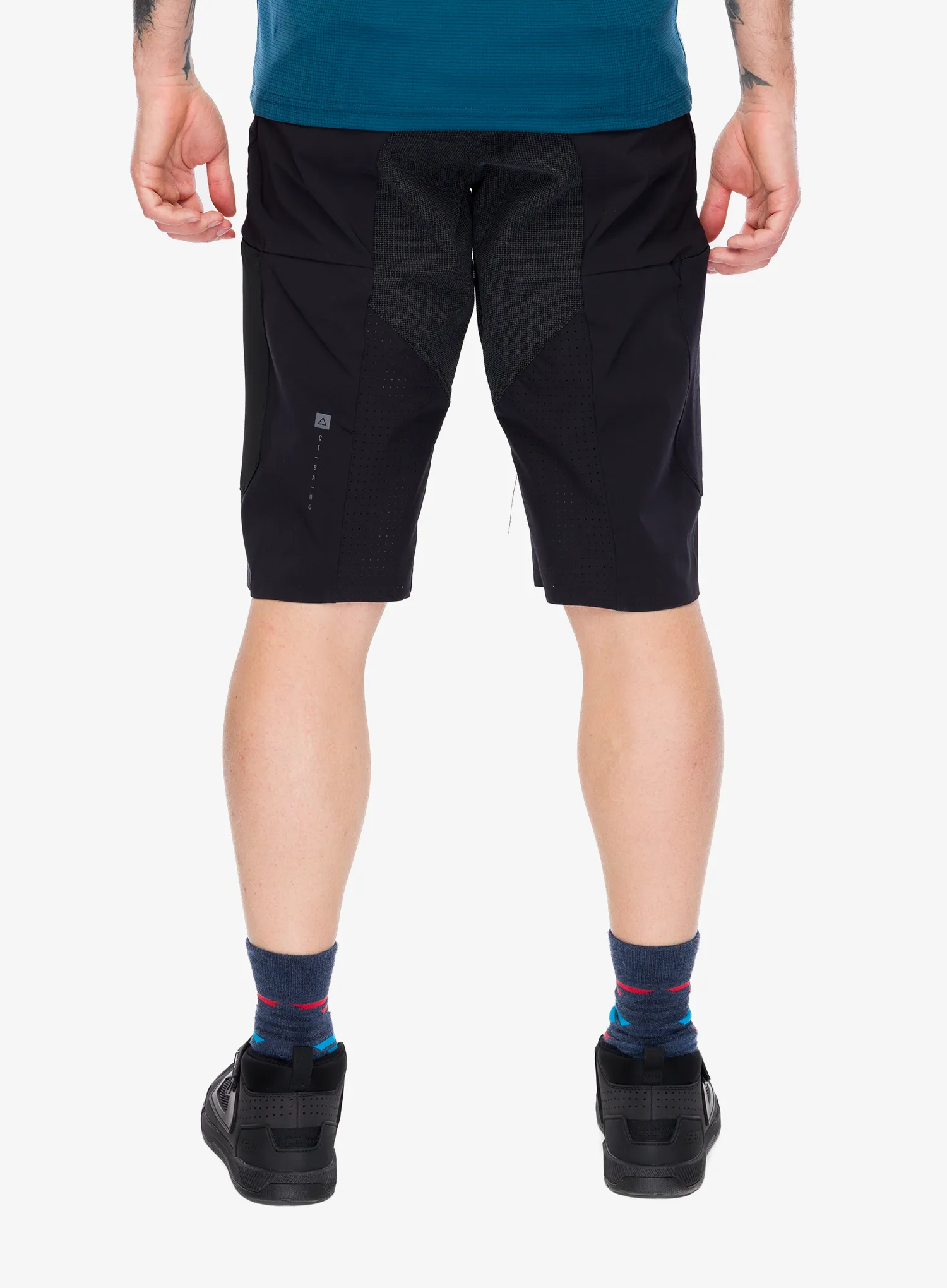 Cyklistické šortky Leatt Shorts MTB Gravity 4.0 - ghost black
