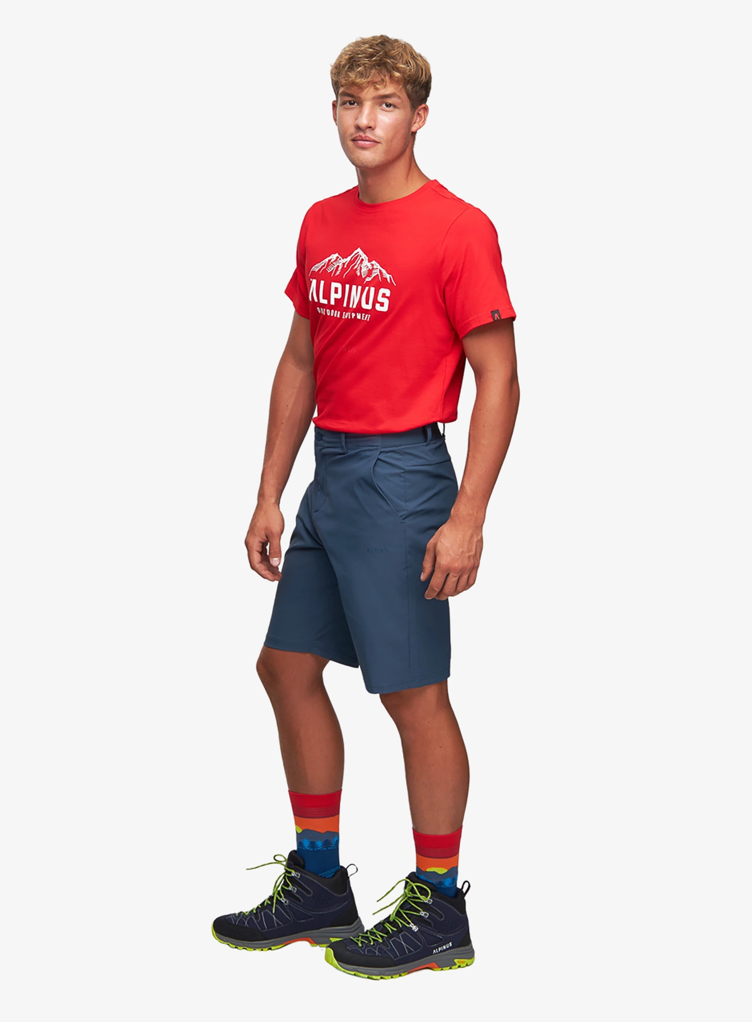 Turistické kraťasy Alpinus Ferrera - navy