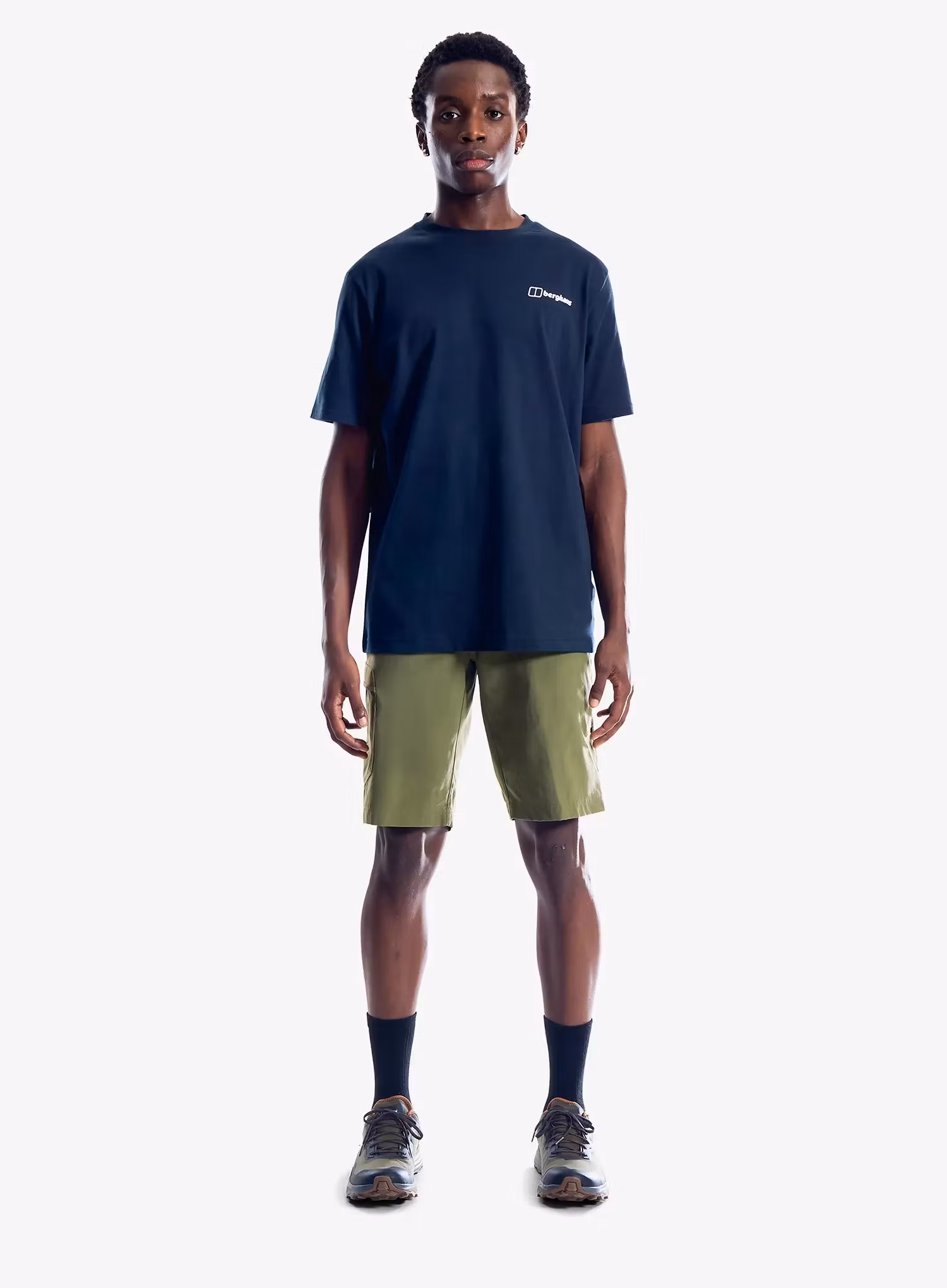 Turistické kraťasy Berghaus Navigator 2.0 Short - cheviot green