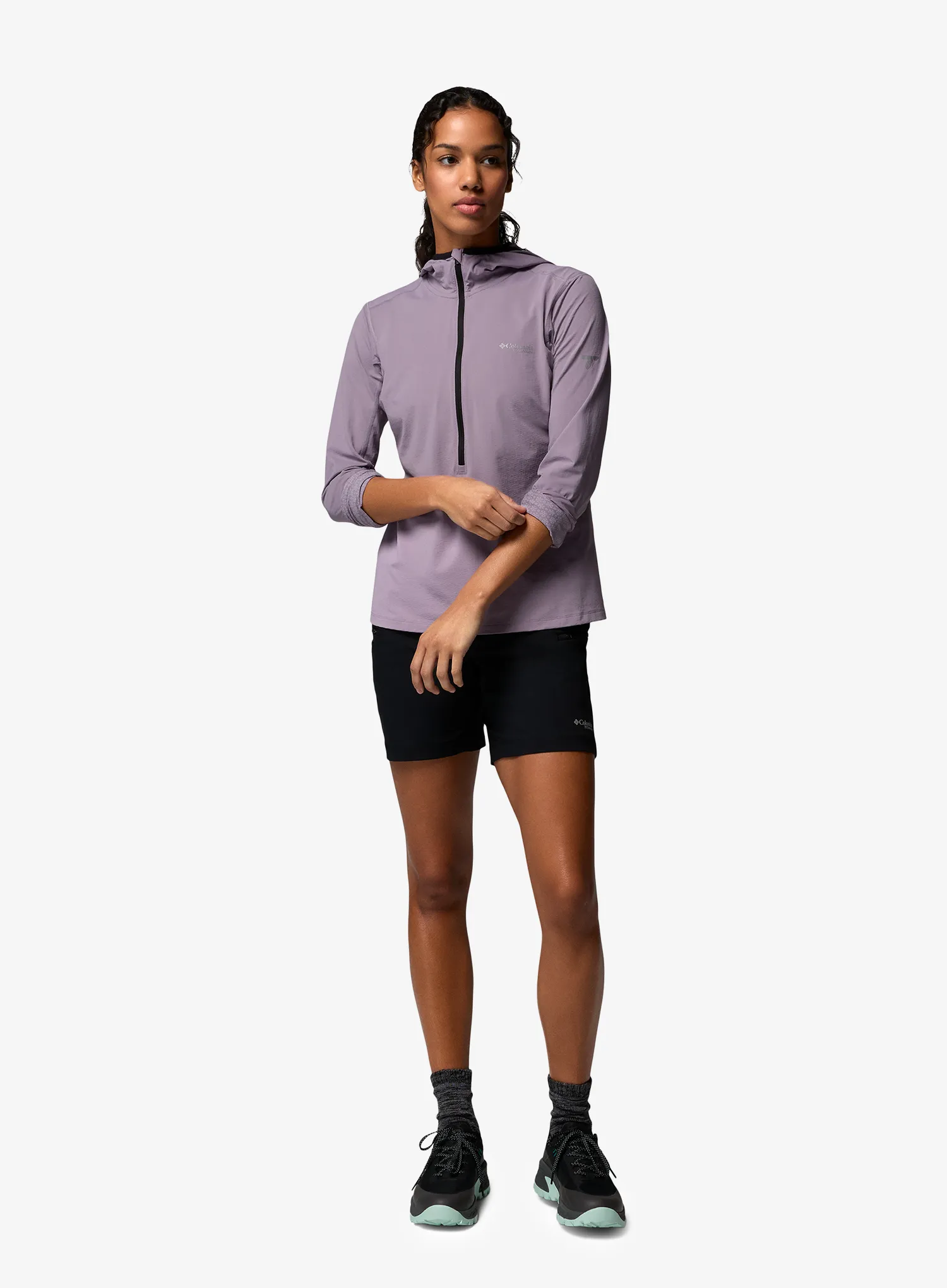Turistické kraťasy dámske Columbia Cosmiques Pro Nylon Short - black