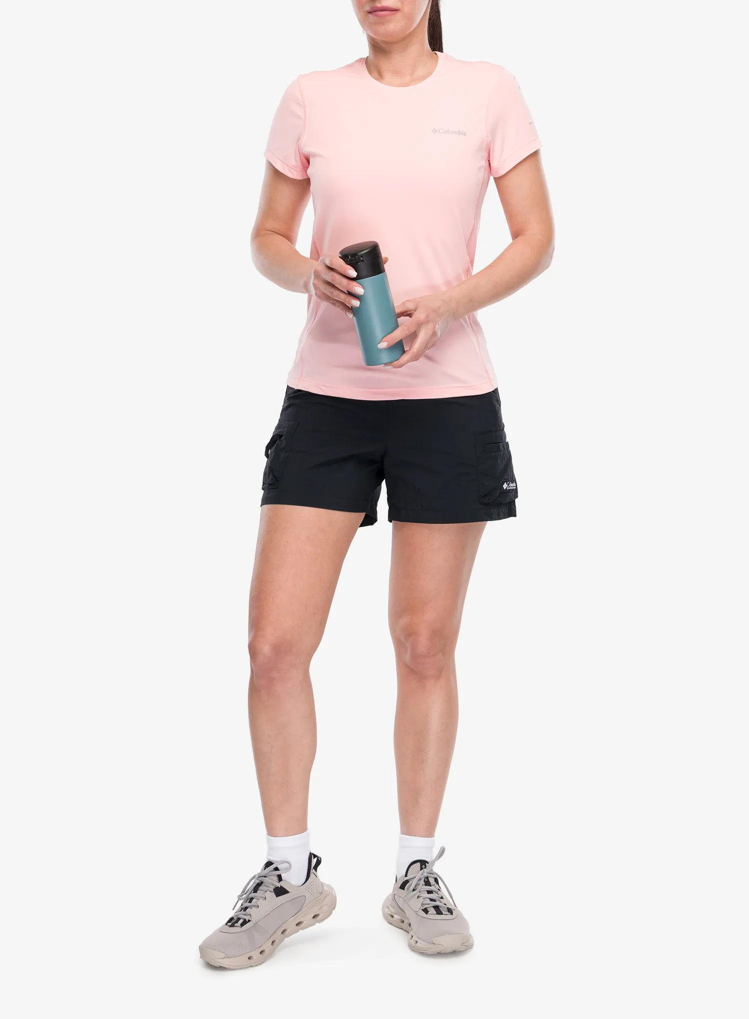 Turistické kraťasy dámske Columbia Sequoia Grove  Woven Short - black