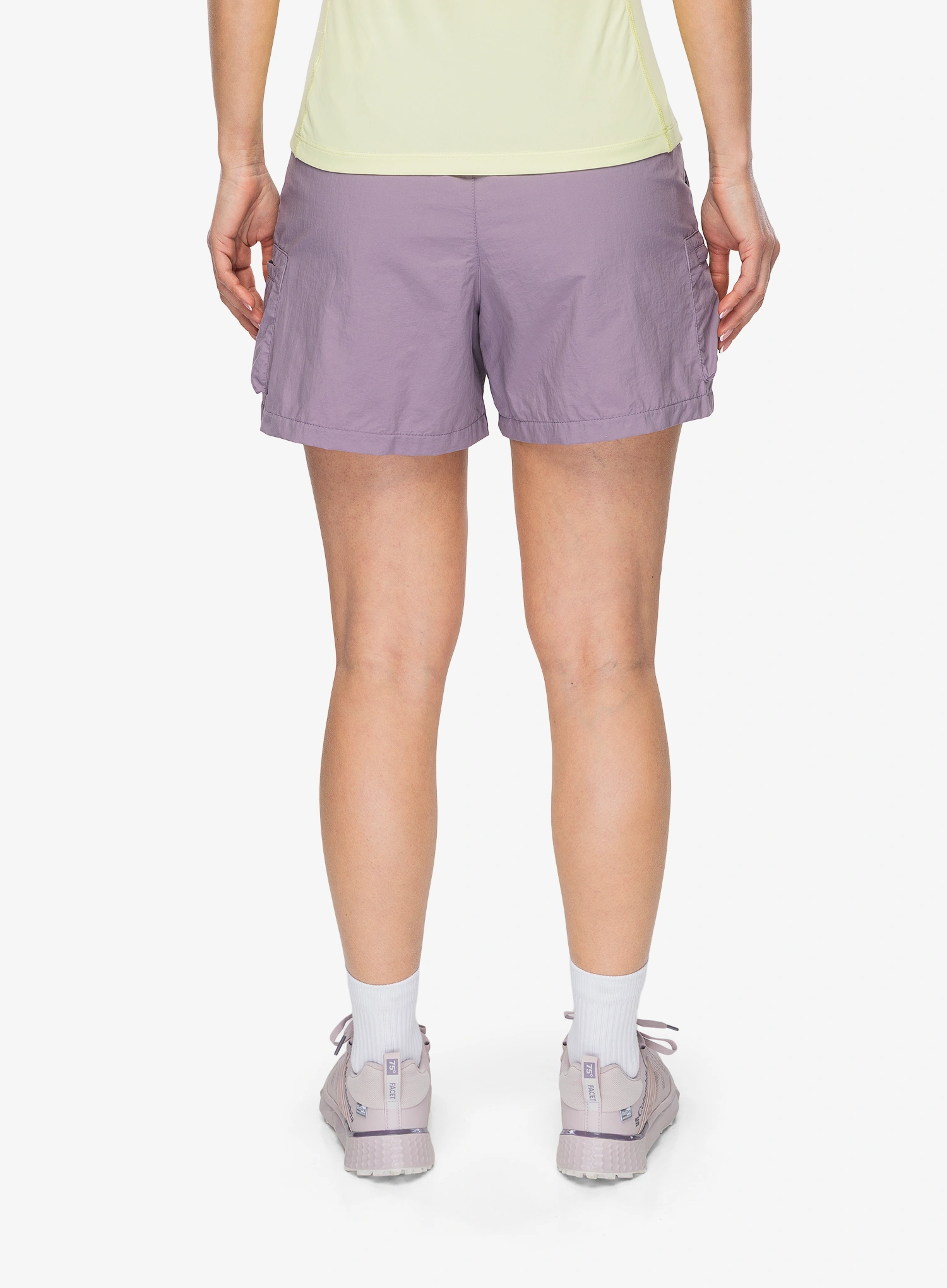 Turistické kraťasy dámske Columbia Sequoia Grove Woven Short - shale purple/lavender pearl