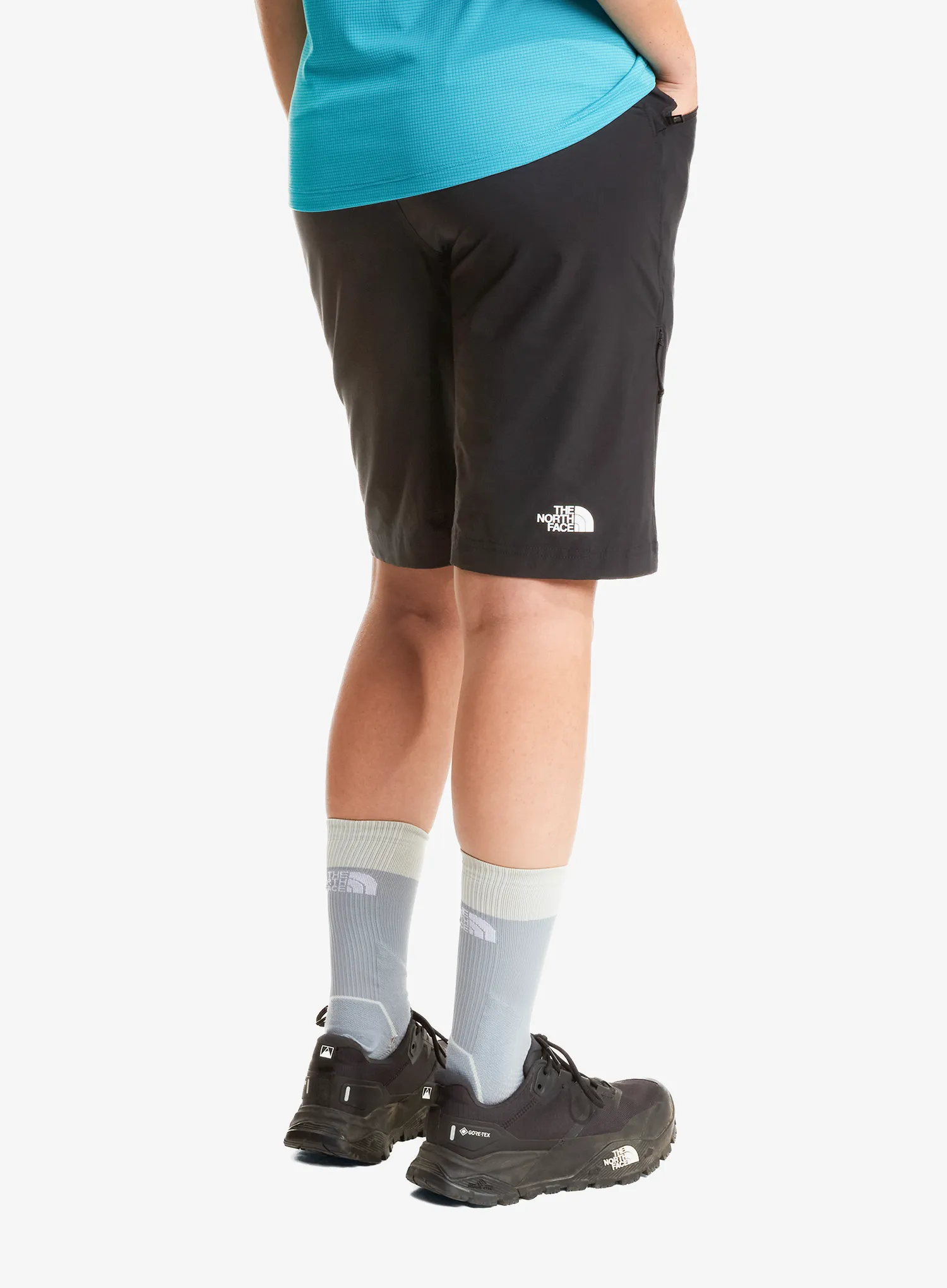 Turistické kraťasy dámske The North Face Speedlight Slim Straight Shorts - tnf black
