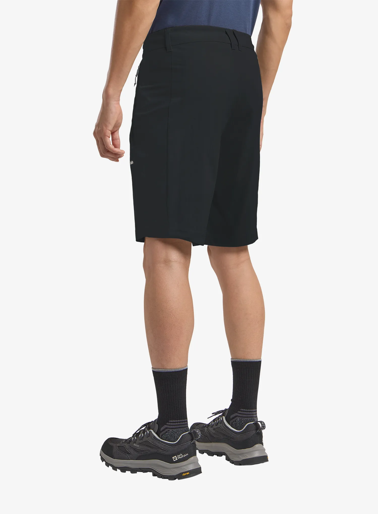 Turistické kraťasy Jack Wolfskin Hikeout Shorts - black