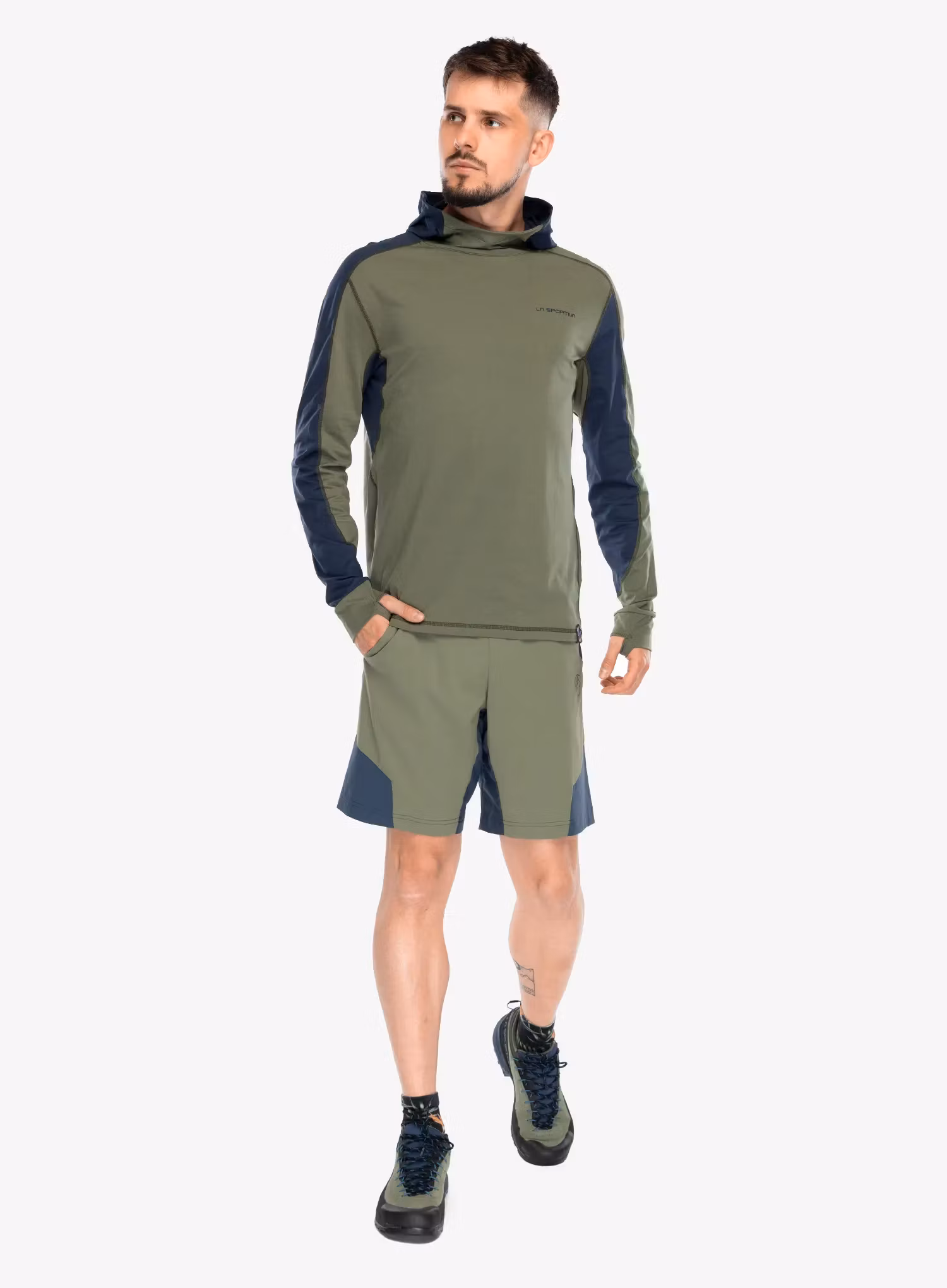 Turistické kraťasy La Sportiva Trail Guard Shorts - cypress/night sky