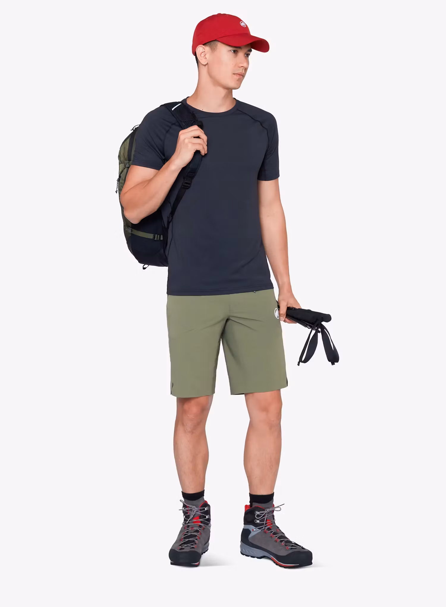Turistické kraťasy Mammut Aenergy Light SO Shorts - marsh