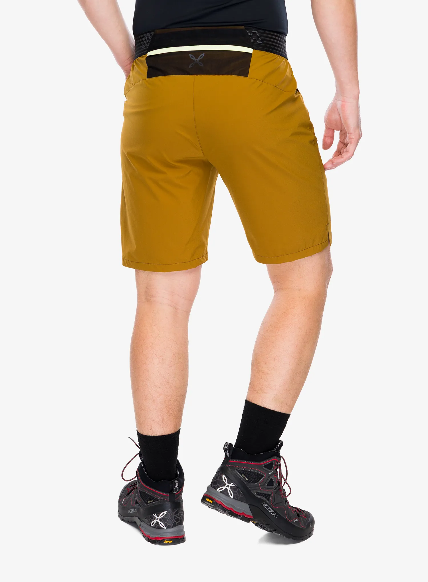 Turistické kraťasy Montura Rise Bermuda - bronze brown/sunny lime