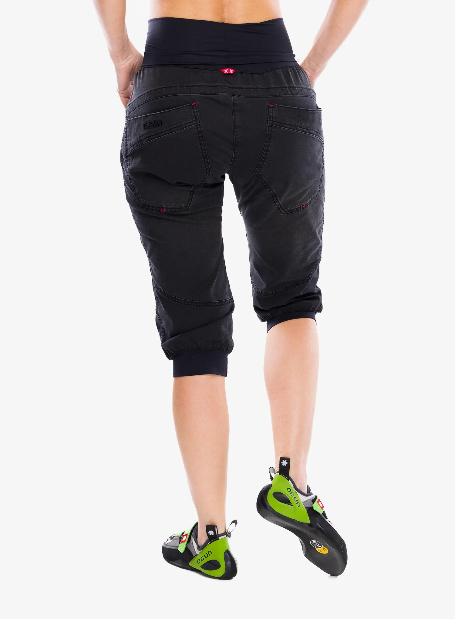 Lezecké kraťasy dámske Ocun Noya Jeans Organic Shorts - black