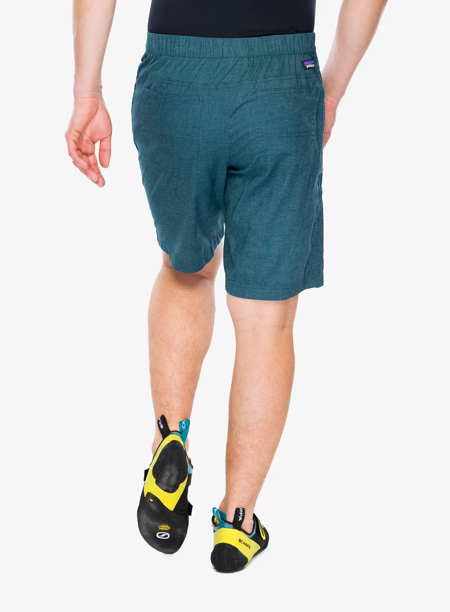 Lezecké kraťasy Patagonia Hampi Rock Shorts - tidal teal