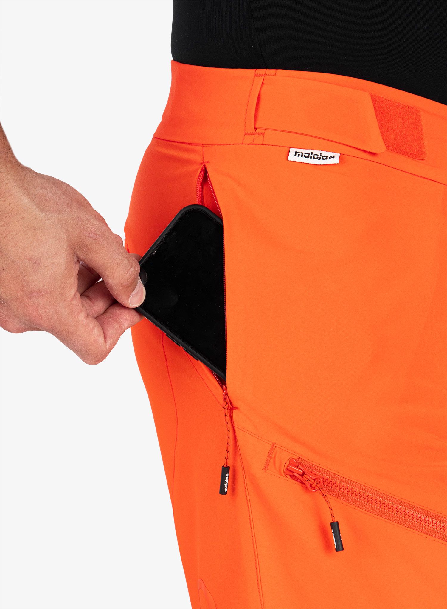 Cyklistické šortky Maloja Pin - glow